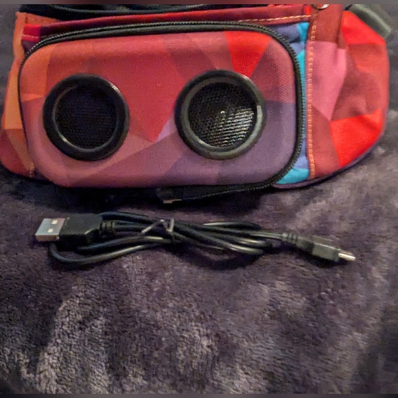 Multicolored Speaker Fanny Pack - Picture 2 of 5